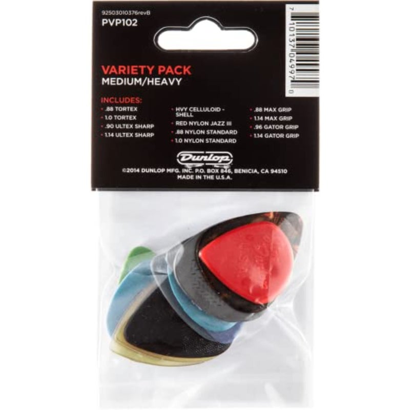 Variety Medium/Heavy Guitar Pick Player Pack Pack of 12 - Image 4