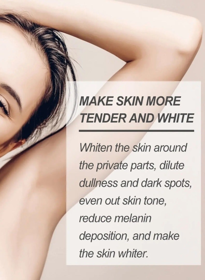 Jaysuing Snow Bleach Cream for Private Part Underarm Whitening Dark Spot Corrector Cream Face and Body Skin Lightening Bleaching Cream for Intimate Areas Brightening 30ml - Image 3