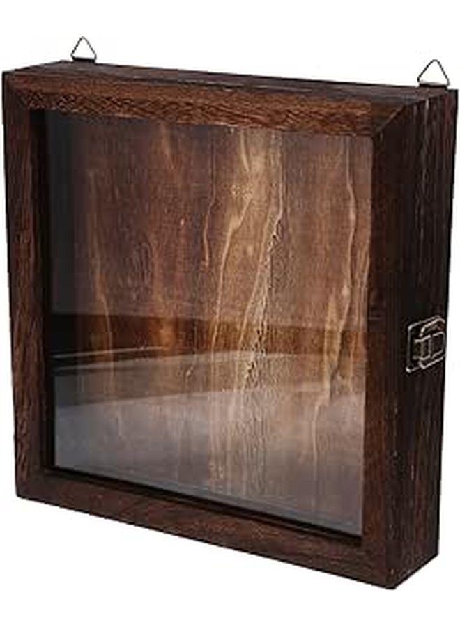 Butterfly Specimen Display Box Shadow Wooden Case Multi Functional Jewelry Storage Coins Crafts Home Decor - Image 1