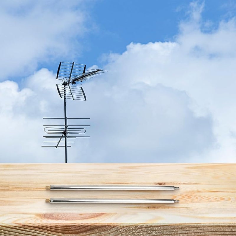 2 Pack 5 6M 201 Stainless Steel Telescopic Whip Antenna For HF Shortwave Radio DIY - Image 3