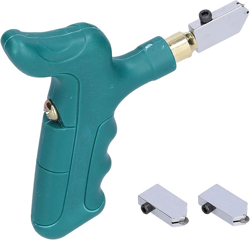 Premium Alloy Wheel Glass Tile Cutter Manual Push Tool Durable ABS Material 4 53x4 33 Inches - Image 1