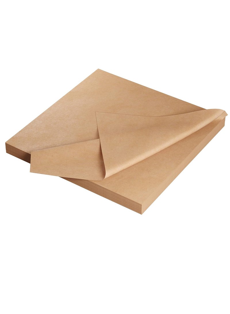 HOME TASTE TOMSUN Craft Paper Sheets Brown Wrapping Papers 50 x 75 Cm 50 Sheets Recyclable Light Brown Construction for Shipping and DIY Project - Image 1