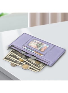 Fintie Slim Credit Card Wallet Holder Change Pouch, Rfid Blocking Business Cards Cases With Zipper Pocket For Cash, Coin, Receipt, Id Card  - Image 3