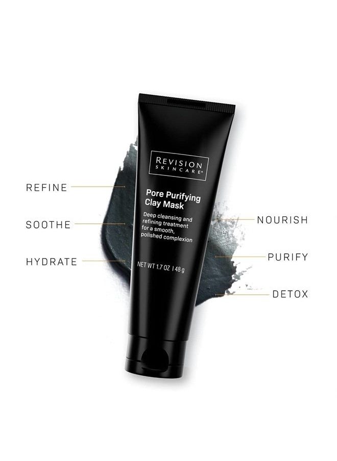 Revision Skincare - Pore Purifying Clay Mask, deep cleansing and refining treatment for a smooth, polished complexion, Black (Package may vary), 1.7 Oz - Image 1