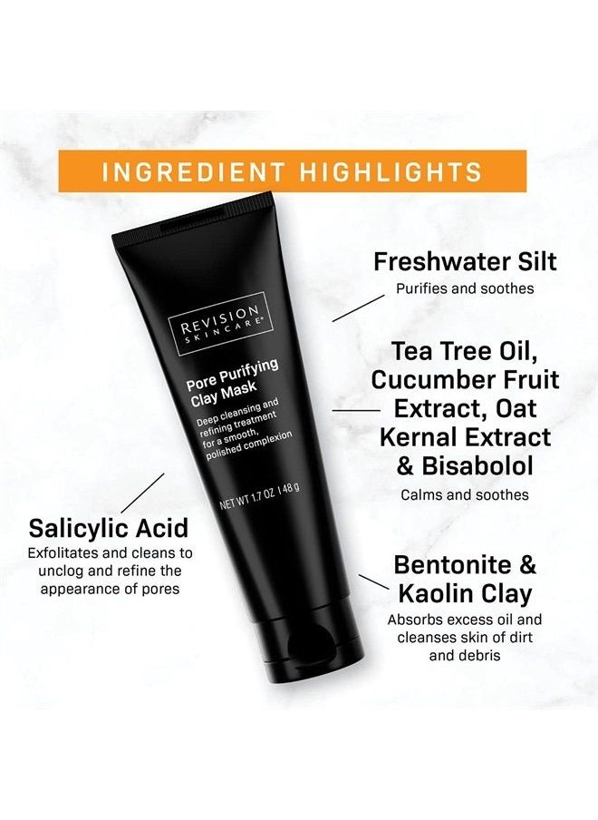 Revision Skincare - Pore Purifying Clay Mask, deep cleansing and refining treatment for a smooth, polished complexion, Black (Package may vary), 1.7 Oz - Image 1