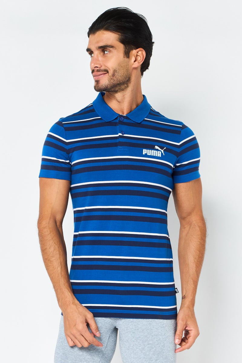 PUMA Men Slim Fit Short Sleeve Essential Outdoor Polo Shirt, Multicolor - Image 1