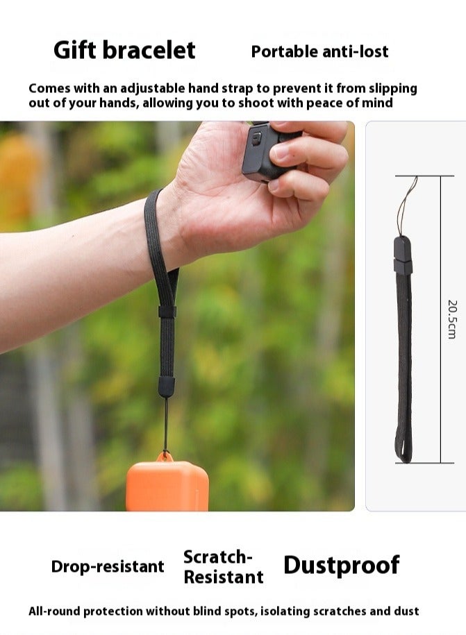 RinGinG Osmo Pocket 3 Carrying Case- Shockproof Protection, Magnetic Filter & Memory Card Storage  - Image 4