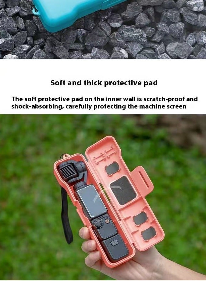 RinGinG Osmo Pocket 3 Carrying Case- Shockproof Protection, Magnetic Filter & Memory Card Storage  - Image 5
