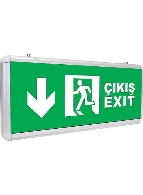 YCL - LED Emergency Exit Sign Door Down - Image 1