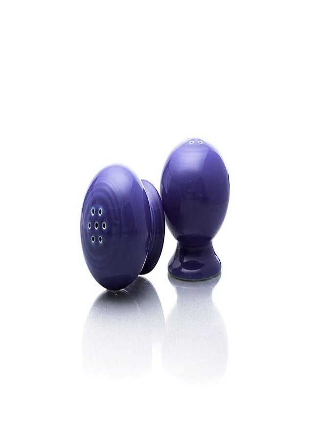 فييستا طقم ملح وفلفل فييستا® - سيراميك متين، خالٍ من الرصاص، آمن للاستخدام في غسالة الصحون/الميكروويف/الفرن - صنع في الولايات المتحدة الأمريكية - لون الشفق - Image 2