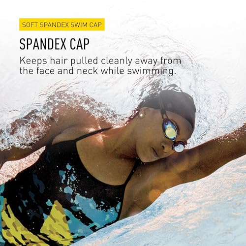 FINIS Spandex Swim Cap in Black - Image 2
