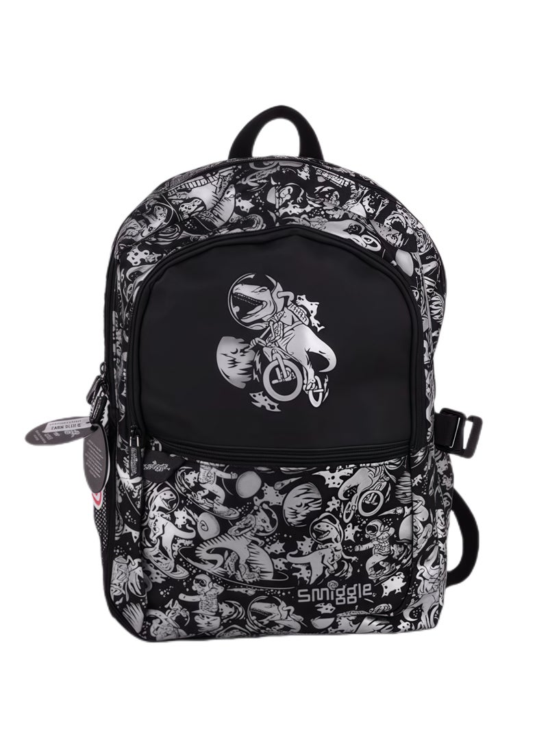 Smiggle Smiggle Cartoon Printed Boys and Girls Backpack Primary and Secondary School Students Backpack Outdoor Leisure Backpack 42*30cm 