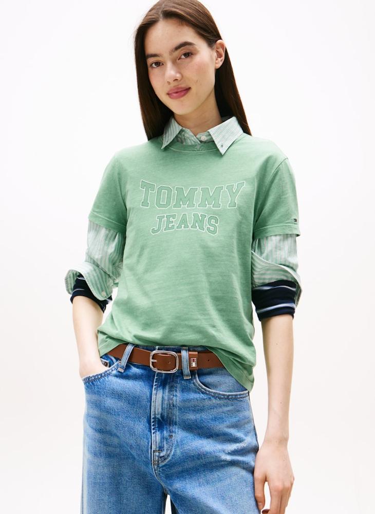 TOMMY JEANS Graphic Crew Neck T-Shirt - Image 1