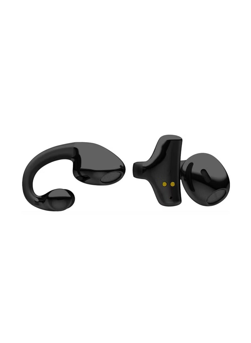porodo Soundtec TWS Ear Clip, 10m Transmission Range, Bluetooth V5.3, Up to 24 Hours Play Time, 300mAh Battery Capacity - BlackPorodo Soundtec TWS Ear Clip, 10m Transmission Range, Bluetooth V5.3, Up to 24 Hours Play Time, 300mAh Battery Capacity - Black  - Image 4