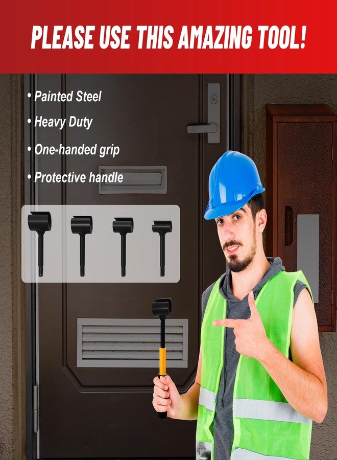 Hyfico 4 in 1 Door Hinge Adjustment Tool for Residential and Commercial, Hinge Gap Adjusting Wrench for Door Quick and Efficient Solutions, User-Friendly Adjustments, Durable Heavy-Duty Construction - Image 2