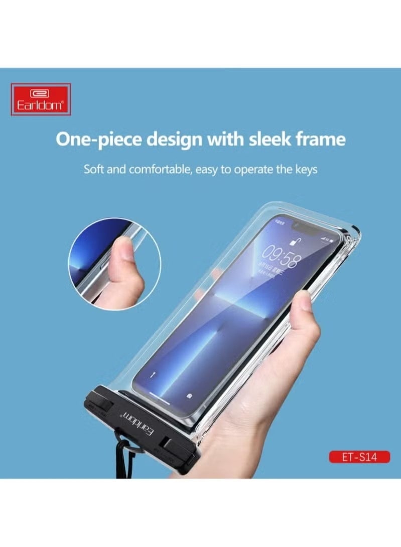 Earldom This product needs a listing that clearly highlights its protective features and diverse applications, moving beyond just a simple pouch.  Here is an optimized title, a detailed description, and 5 strong bullet points for your Noon listing.  💧 Improved Noon Listing ✨ Optimized Title Universal Waterproof Phone Case Pouch Bag - IPX8 Certified Submersible Dry Bag with Lanyard - Multi-Purpose Protection for Beach, Swimming, and Water Sports - Image 2