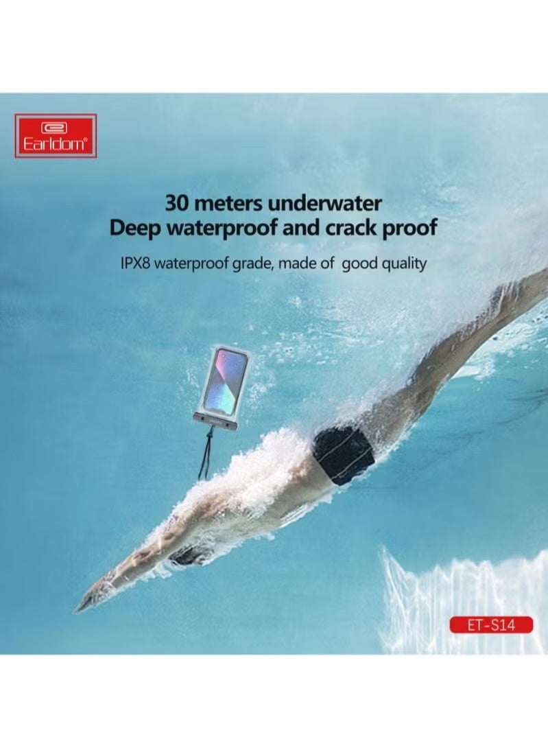 Earldom This product needs a listing that clearly highlights its protective features and diverse applications, moving beyond just a simple pouch.  Here is an optimized title, a detailed description, and 5 strong bullet points for your Noon listing.  💧 Improved Noon Listing ✨ Optimized Title Universal Waterproof Phone Case Pouch Bag - IPX8 Certified Submersible Dry Bag with Lanyard - Multi-Purpose Protection for Beach, Swimming, and Water Sports - Image 3