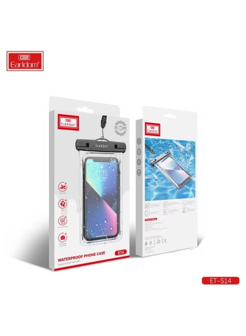 Earldom This product needs a listing that clearly highlights its protective features and diverse applications, moving beyond just a simple pouch.  Here is an optimized title, a detailed description, and 5 strong bullet points for your Noon listing.  💧 Improved Noon Listing ✨ Optimized Title Universal Waterproof Phone Case Pouch Bag - IPX8 Certified Submersible Dry Bag with Lanyard - Multi-Purpose Protection for Beach, Swimming, and Water Sports - Image 4