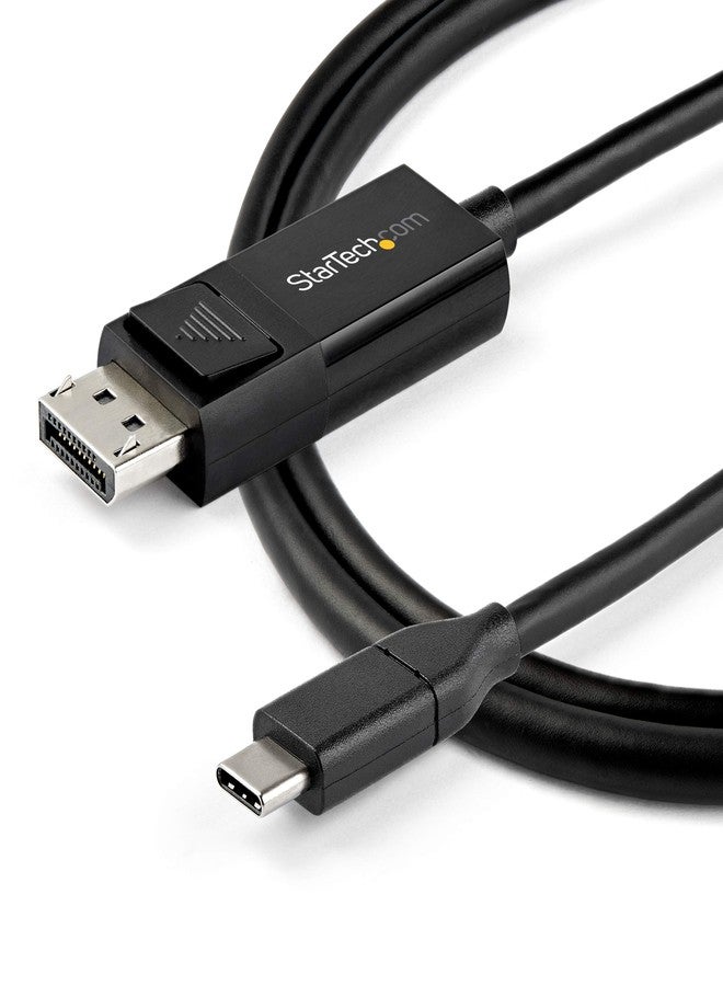 StarTech.com 6ft (2m) USB C to DisplayPort 1.4 Cable, 8K 60Hz, Bidirectional DP USB-C Video Adapter Cable for Windows, Apple M1 M2 M3 M4, USB4 Thunderbolt Compatible - Image 4
