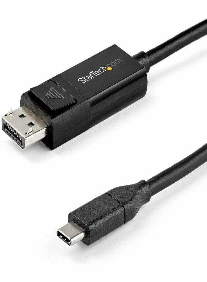 StarTech.com 6ft (2m) USB C to DisplayPort 1.4 Cable, 8K 60Hz, Bidirectional DP USB-C Video Adapter Cable for Windows, Apple M1 M2 M3 M4, USB4 Thunderbolt Compatible - Image 1