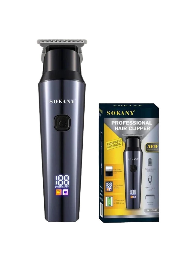 ماكينة حلاقة SK-16047 الإحترافيه تعمل حتي 360 دقيقة متواصلين بشاشة ليد ملونه - Image 2