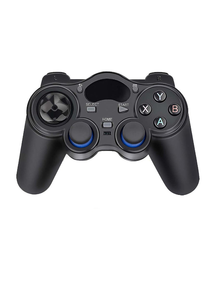 Gamepad, Gaming Controller Gamepad, for PC/Laptop Computer (Windows XP/7/8/10) & PS3 & Android & Steam, 12 Function Keys, Support 2 Handles (Black) - Image 1