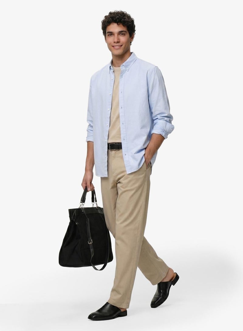 كالفن كلاين جينز قميص أكسفورد كلاسيكي بأزرار - Image 2