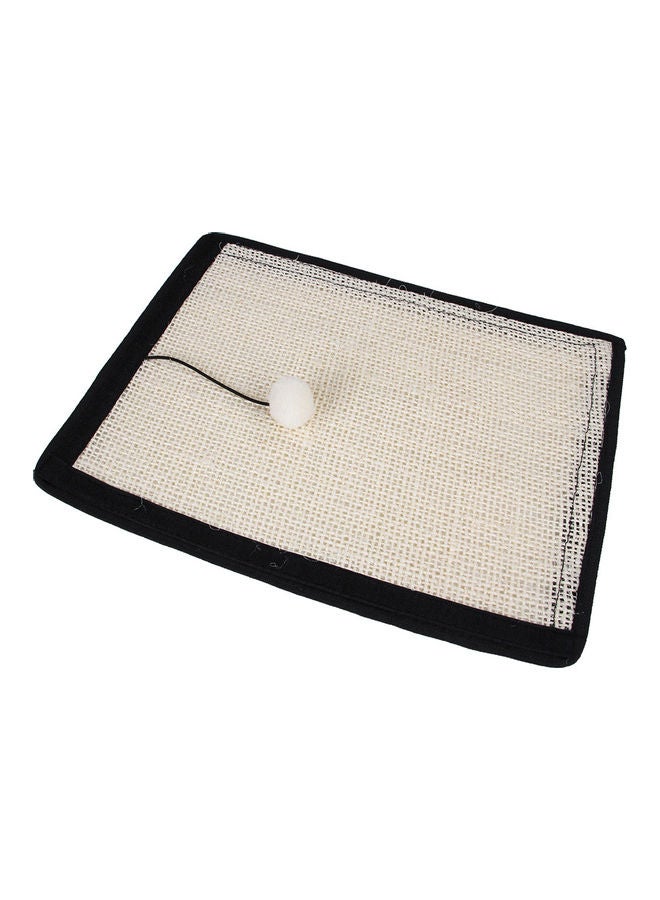NIBEMINENT Scratch Pad for Cat Nail Trim Furniture Protector Beige/Black - Image 1