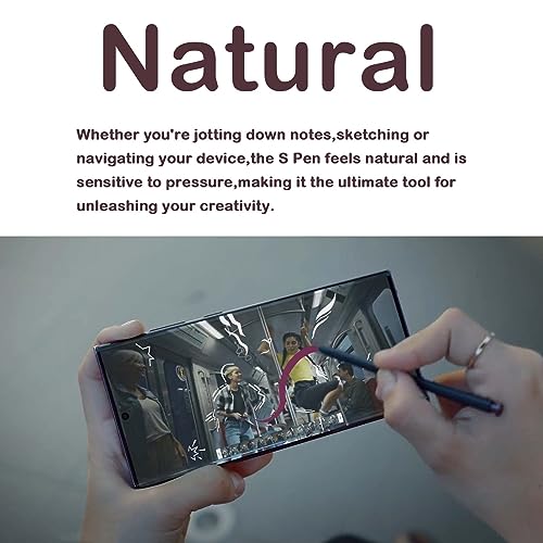 CaoXiong 2 قطع قلم بديل لجهاز Galaxy S22 Ultra من سامسونج Galaxy S22 Ultra 5G قلم S Pen، بدون بلوتوث (أحمر) - Image 3