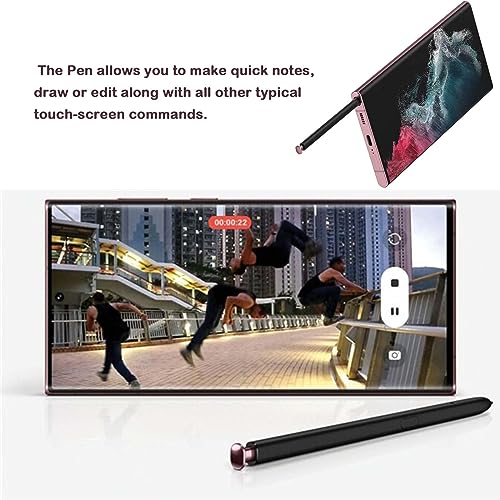 CaoXiong 2 قطع قلم بديل لجهاز Galaxy S22 Ultra من سامسونج Galaxy S22 Ultra 5G قلم S Pen، بدون بلوتوث (أحمر) - Image 4