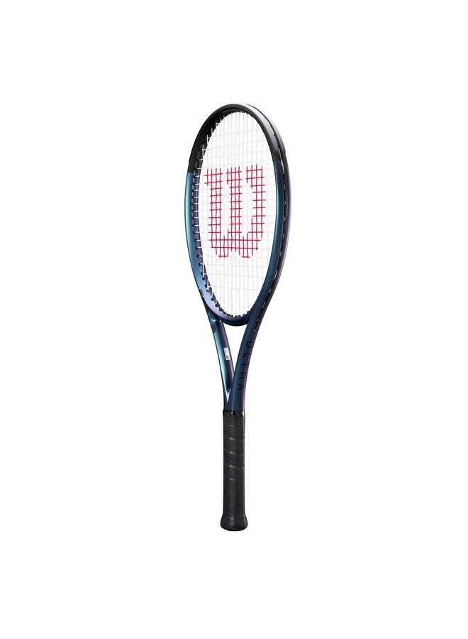 Wilson Ultra 100 V4 Tennis Racket, Head 100, 16X19, Adults, Intermediate/ Advanced - Black/ Blue/ Purple - Image 3