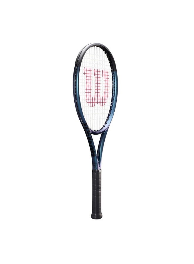Wilson Ultra 100 V4 Tennis Racket, Head 100, 16X19, Adults, Intermediate/ Advanced - Black/ Blue/ Purple - Image 2