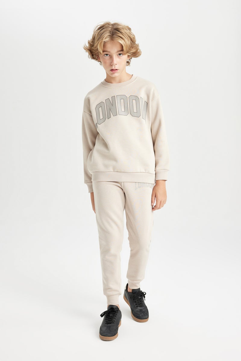 DeFacto Boy Printed Elastic Waist Leg Pocket Jogger Sweatpants  - Image 5