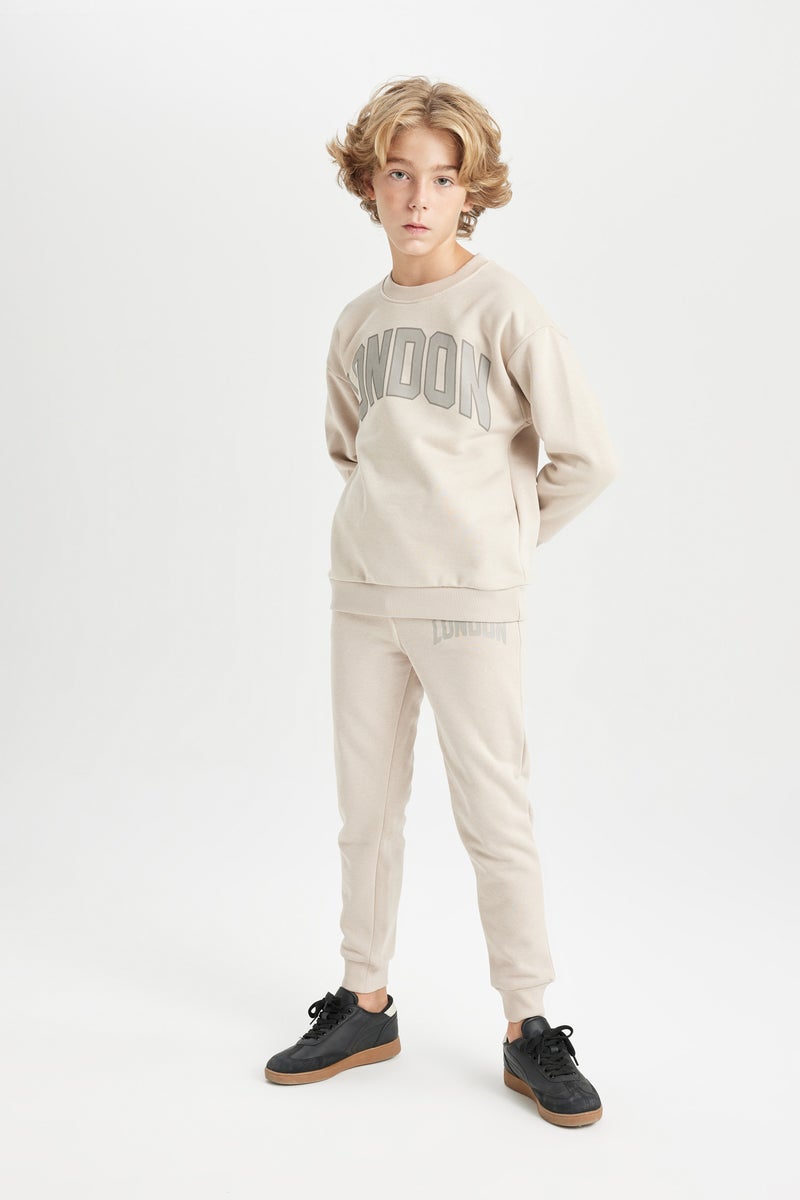 DeFacto Boy Printed Elastic Waist Leg Pocket Jogger Sweatpants  - Image 3