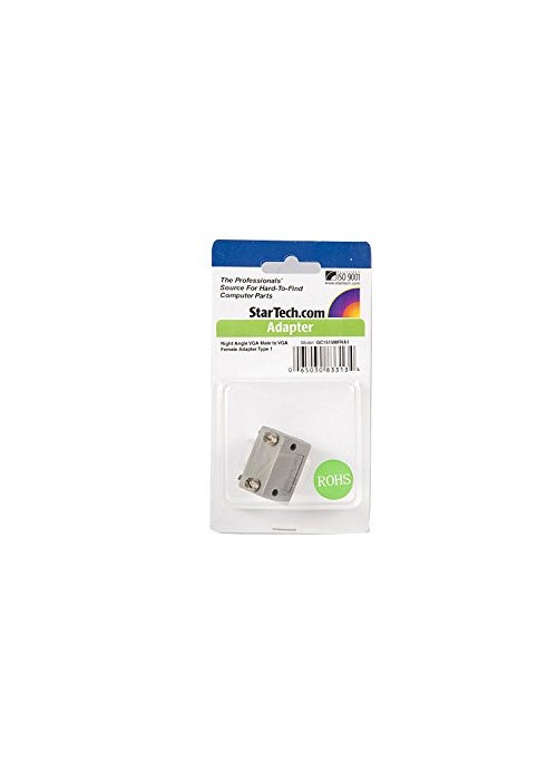 Startech.com StarTech.com Right Angle VGA Adapter - Right Angle VGA to VGA - Male/Female - Type 1 - VGA Adapter Cable (GC1515MFRA1)  - Image 4
