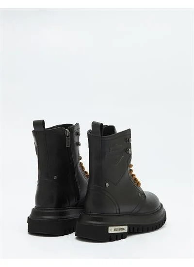 HARLEY DAVIDSON Dearie Women's Black Leather Boots