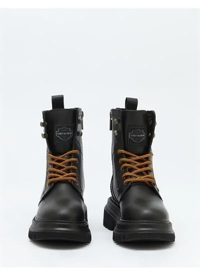 HARLEY DAVIDSON Dearie Women's Black Leather Boots