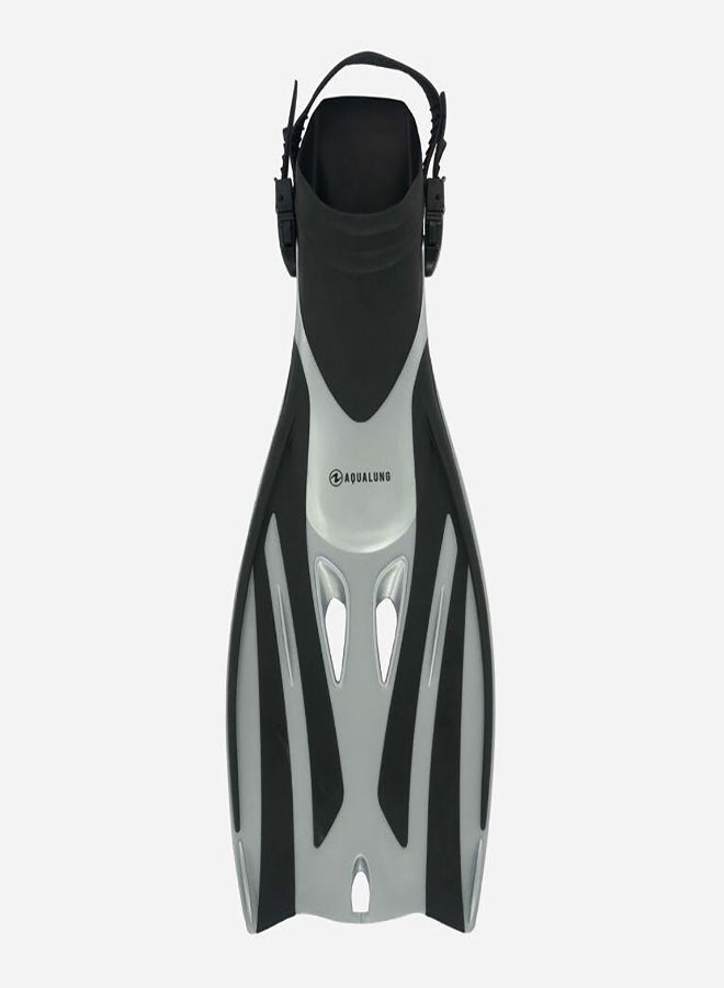 Fizz Snorkeling Fin Medium/Extra Large - Black/Silver