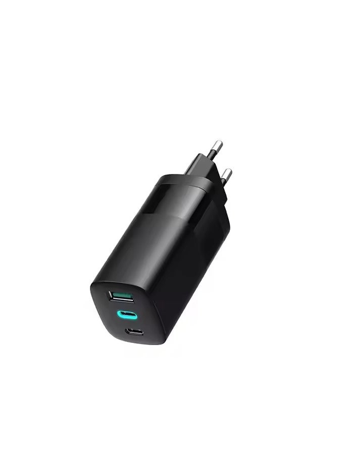 havit - wall Charger with  2 Power Delivery 65W Output, USB-A 60W Gan Technology  (65W Max) model UC10,black - Image 1