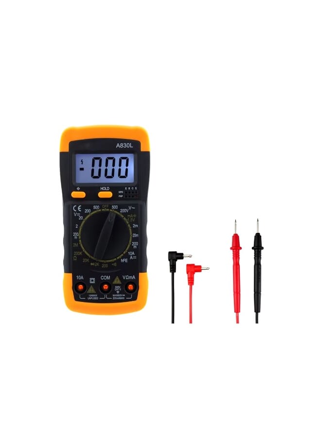 A830L Handheld Multimeter High Precision Multifunctional Portable Digital Ammeter - Image 1