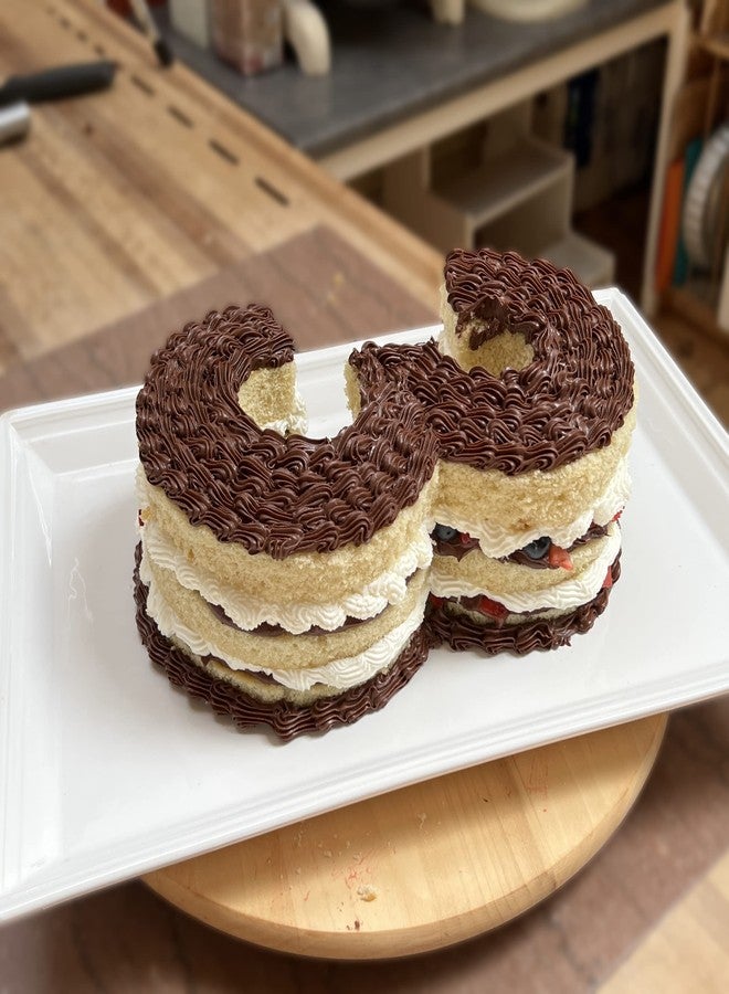 CAKESAFE كيك سيف - قوالب كيك أرقام أكريليك متينة - مجموعة من 0 إلى 8 - Image 4