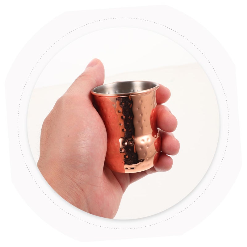 كوب المشروبات الباردة من الفولاذ المقاوم للصدأ قابل لإعادة الاستخدام سهل التنظيف بتصميم صناعي كلاسيكي - Image 3