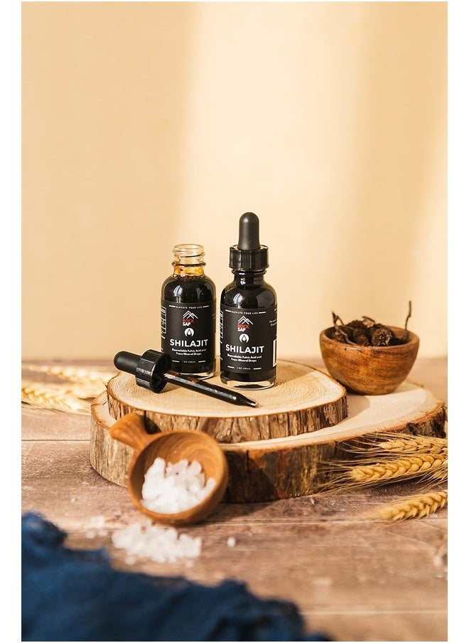 ROCKSAP - Rocksap (2 Month Supply) Himalayan Shilajit Mineral Drops, Natural Trace Minerals Supplement & Fulvic Acid Complex, Magnesium, Zinc and More | Natural Shilajit Resin Multimineral Supplement - Image 1