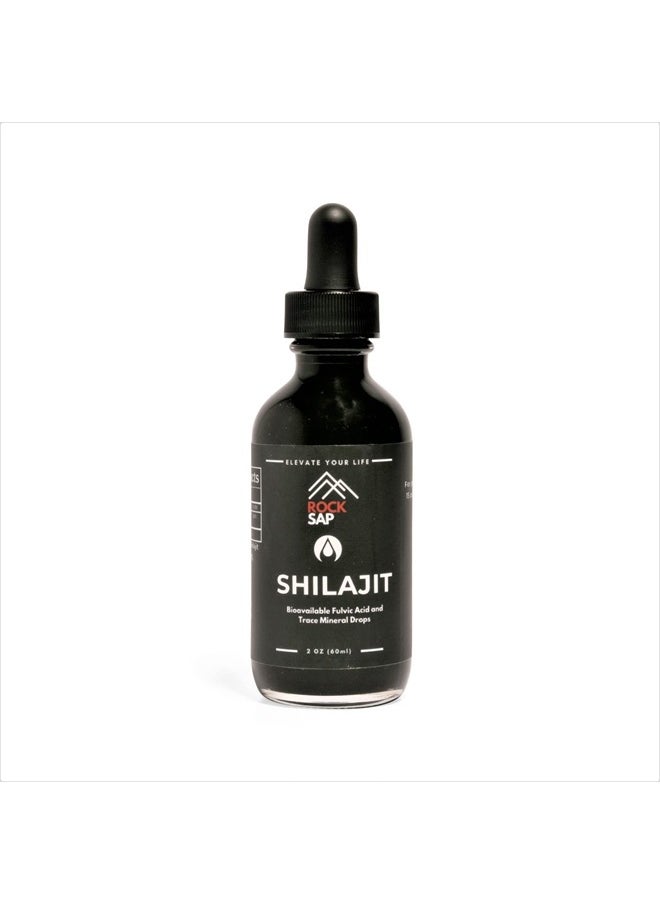 ROCKSAP - Rocksap (2 Month Supply) Himalayan Shilajit Mineral Drops, Natural Trace Minerals Supplement & Fulvic Acid Complex, Magnesium, Zinc and More | Natural Shilajit Resin Multimineral Supplement - Image 1