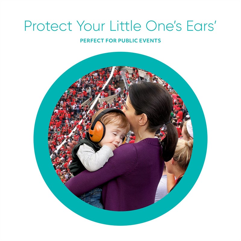 KidCo S831 WhispEars - Baby Headphones for Hearing Protection (Orange) - Image 3