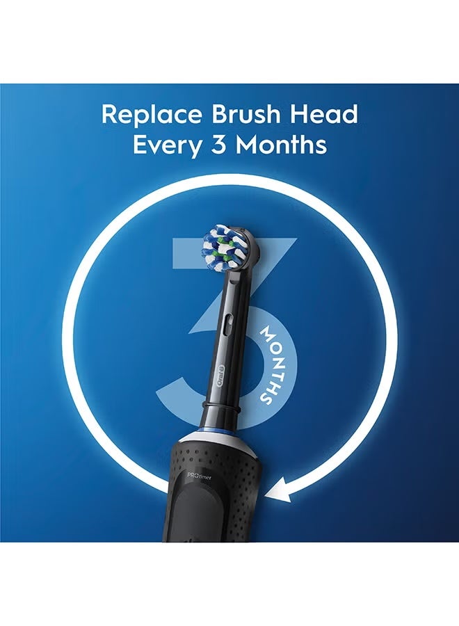 Oral-B Vitality 300 Protect 360° Deeper Clean Rechargeable Electric Toothbrush, Pack of 1 - Black - Image 2