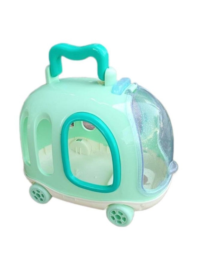 Toy Bus Cage Small Cute Plush Animal Pet Cage Baby Parent-child Toys Wholesale-Color:Cage Pink (without Animals)  - Image 5