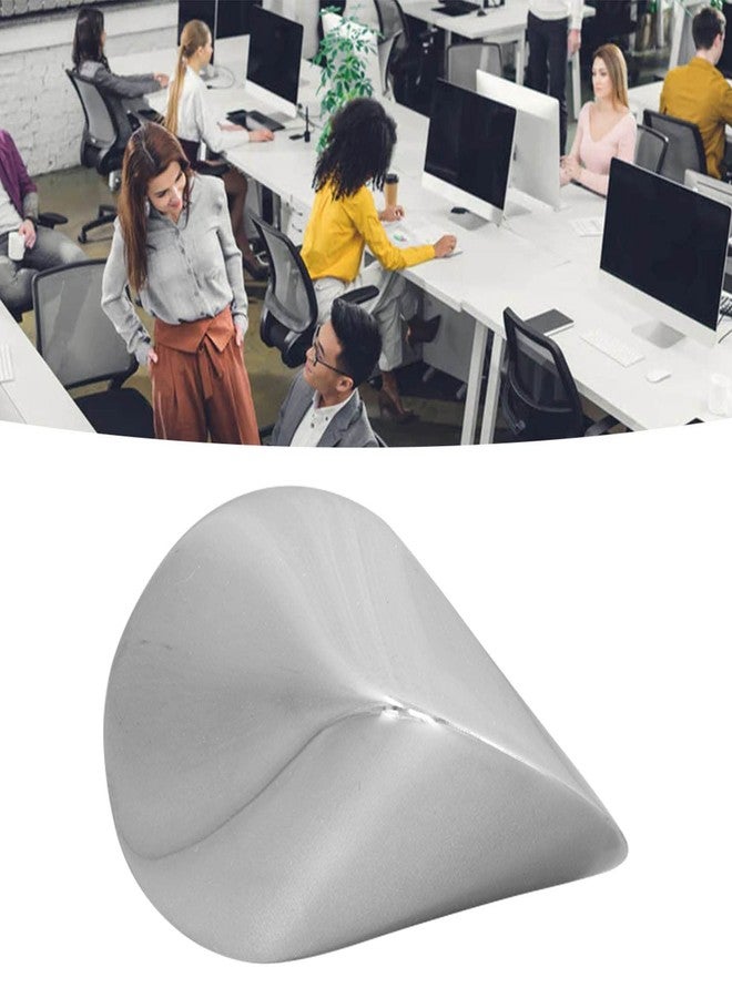 LUCKDANO Metal Oloid Toy, Stylish Looking Hypnotic Rolling Movement for Office Desk Decoration, Stainless Steel - Image 2