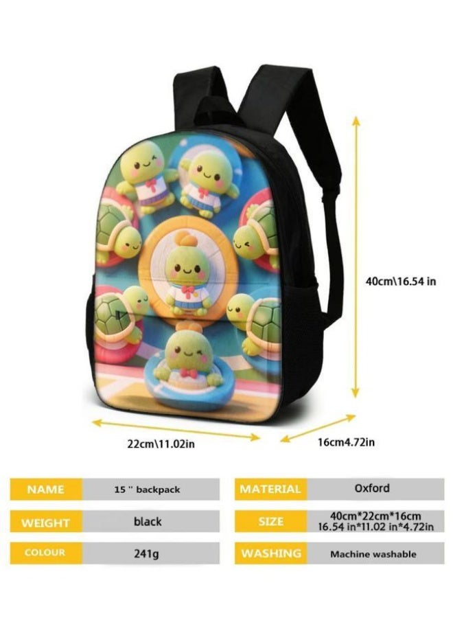 Bright Li Fire Unlock the new fashion of childish fun! Three-piece set of bags, cartoon elements for children and teenagers (students, children, friends' outings, mountain climbing, schooling, etc. can be used) - 61 - Image 5