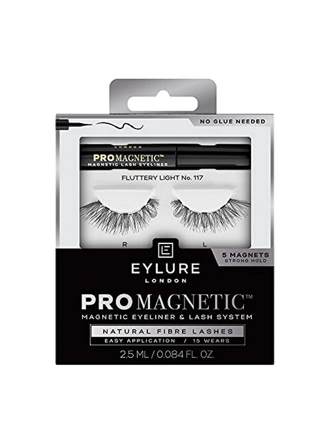 EYLURE Promagnetic Eyeliner & Lash Kit No 117 Natural Fiber Eyelashes Black - Image 1